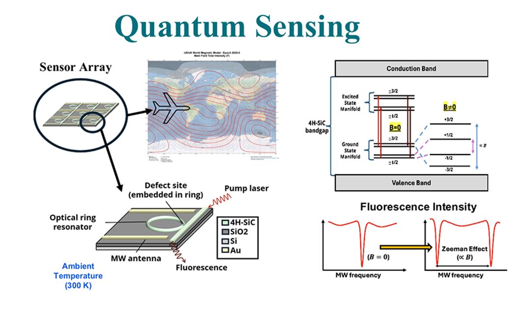 Diagram titled "Quantum Sensing"